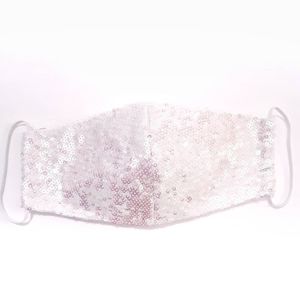 COPY Face mask cream iridescent sequins Nose wire